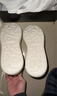 百丽李卿同款休闲鞋小白鞋男夏牛皮舒适厚底休闲板鞋A1160 静谧白 41 实拍图