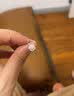 DR求婚钻戒铂金PT950六爪莫桑钻石戒指礼物情人节生日礼物 小方糖 闭口请备注码数 实拍图