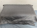 京东京造60支轻奢高支高密贡缎全棉纯色五星级酒店枕套48*74cm2只装雪灰 实拍图