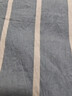 洁丽雅（Grace）A类7A抗菌100%纯棉床单单件家用床上用品床罩200*230cm 条纹兰 实拍图