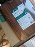 双枪乌金檀木整木菜板 百年龄砧板家用切菜案板抗菌实木菜板40*28*3 实拍图