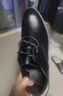 孚尼奴皮鞋男正装年轻人休闲商务男士工作鞋英伦风青年西装黑色男鞋 商务黑（高阶版） 鞋底有改进 40 实拍图