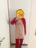 光多拉防水围裙厨房防油污家用做饭无袖工作服男士女士通用家务清洁粉色 实拍图