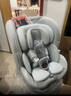 好孩子（gb）安全舱1号S婴儿8系高速儿童360旋转汽车安全座椅0-7岁 奶昔白 实拍图