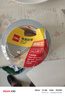 得力（deli）强力布基胶带 防台风米字贴窗高粘耐磨防水胶带 48mm*20m*230μm 地毯修补窗户密封 灰色1卷 30800 实拍图