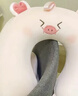 名创优品（MINISO）培根猪U枕记忆棉办公室午睡枕旅行颈枕午休枕靠枕生日礼物 微笑款 实拍图