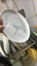 几物森林 陶瓷盘家用白瓷盘子9英寸中式餐盘菜盘平盘牛排盘水果盘 2只装 实拍图