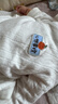 贝瑞加（Babyprints）新生儿连体衣2件装初生男女宝宝纯棉衣服四季内衣A类护肚 蓝52 实拍图