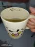 可爱礼花帕恰小狗马克杯子高颜值简约情侣陶瓷杯ins风水杯家用 米白色随机1个350ml（三个图案随机发） 实拍图