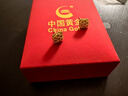 中国黄金（CHINA GOLD）18K金小方糖耳钉女款直针款养耳洞耳饰情人节生日礼物送女友爱人 18K金小方糖耳钉 约0.45g 实拍图