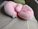 licheers孕妇枕头侧睡护腰托腹枕孕期睡觉U型抱枕睡垫怀孕必备用品 粉色 实拍图