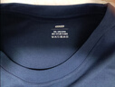 京东京造【已售300w件】男士t恤短袖男女同款衣服男装春夏打底衫藏蓝L 实拍图