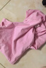 艾舞戈儿童舞蹈练功服女童芭蕾舞服中国舞跳舞裙短袖开档 粉色 120码 实拍图