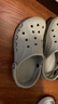 卡骆驰（CROCS）贝雅洞洞鞋男鞋女鞋轻便耐磨一脚蹬拖鞋休闲鞋百搭花园鞋|10126 卵石色-2V3 41 /42(260mm) 实拍图
