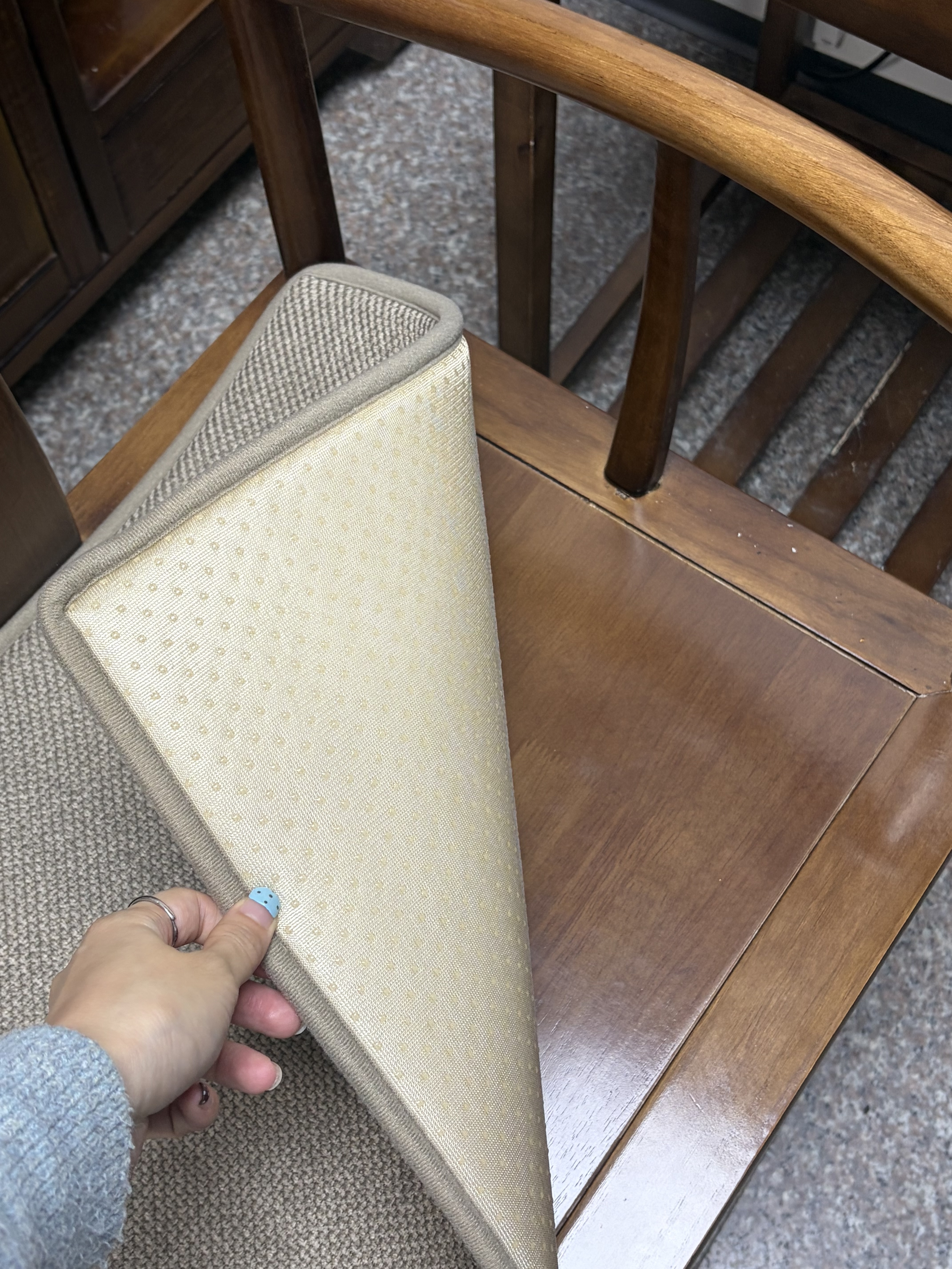 七七家坐垫餐椅垫中式红木椅子垫加厚记忆绵坐垫茶桌圈椅屁垫椅座垫定制 实拍图