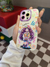 圣图朗新款17苹果16多巴胺女孩iphone15promax可爱14plus手机壳12卡通11高级感XS全包液态硅胶软13防摔套 液态硅胶-捧花女孩-古董白  iPhone 16 pro 实拍图