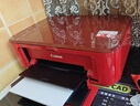佳能（Canon） MG3680无线多功能打印机家用办公彩色照片打印复印扫描自动双面办公一体机 MG3680魅影红（无线+打印复印扫描+自动双面） 套餐二：主机+黑彩可加墨+墨水4瓶+大礼包【推荐】 实拍图