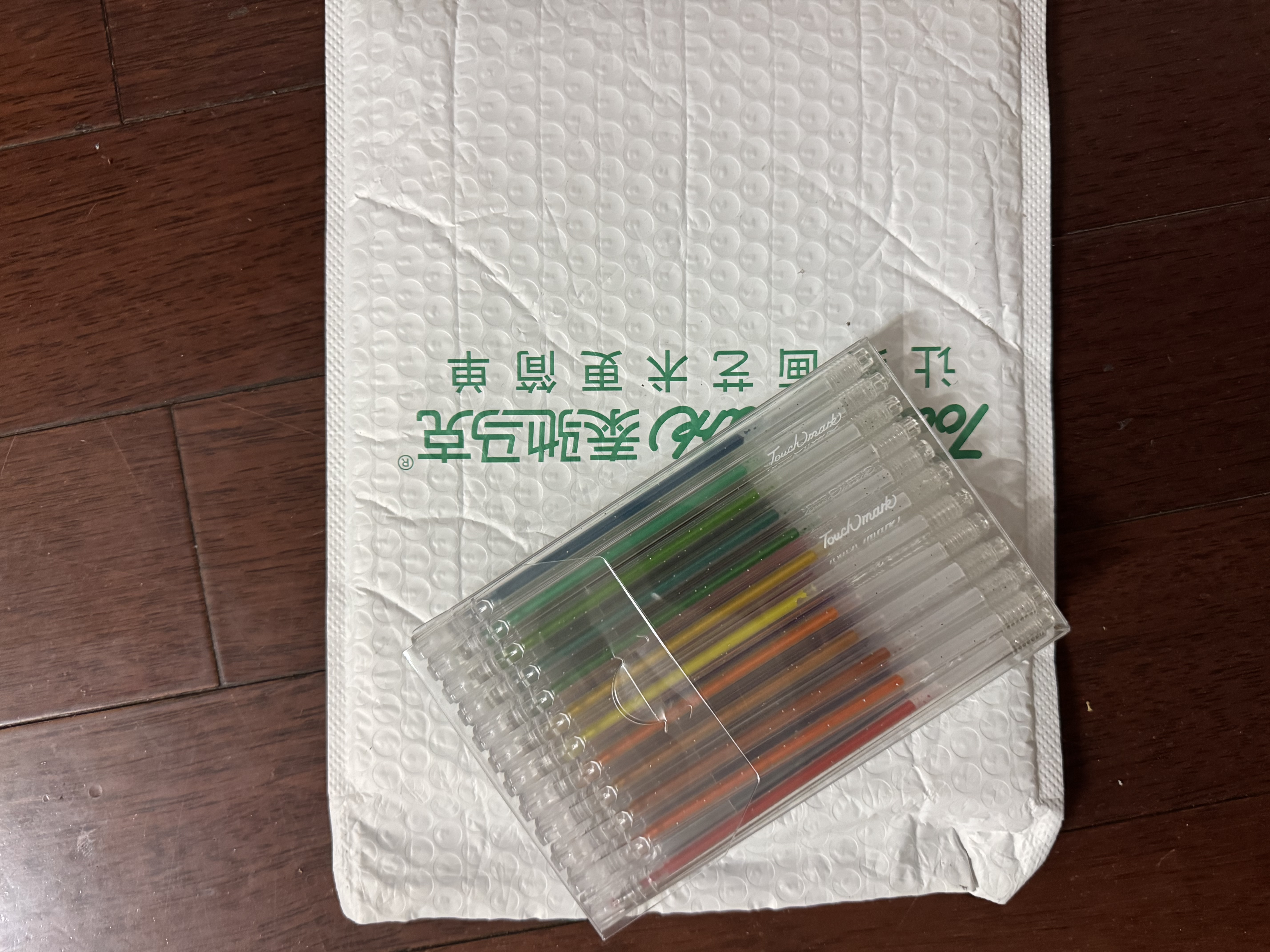 Touch mark闪光笔彩色啫喱发光笔24色荧光笔圆珠中性变色水彩笔学生做手账专用笔记金属轮廓闪粉记号笔画画笔 实拍图