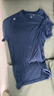 京东京造【100 超轻速干】运动t恤春夏户外跑步健身短袖男 丹宁蓝2.0 XL 实拍图