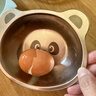 onlycook304不锈钢宝宝辅食碗 儿童餐盘饭碗 卡通小碗婴儿餐具餐盘-萌熊 实拍图