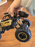 4DRC儿童遥控汽车四驱越野赛车3-6-8-10-12岁男孩电动玩具男新年礼物 28CM炫金【合金+四驱】双电 实拍图