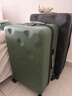 不莱玫行李箱女拉杆箱男旅行箱大容量学生托运密码箱子22英寸plus 绿色 实拍图