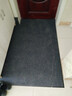 居拾忆 双条纹防滑垫加厚地垫迎宾商用耐磨地垫门口楼梯电梯垫吸水防尘地毯 双条纹灰色120*150cm 实拍图