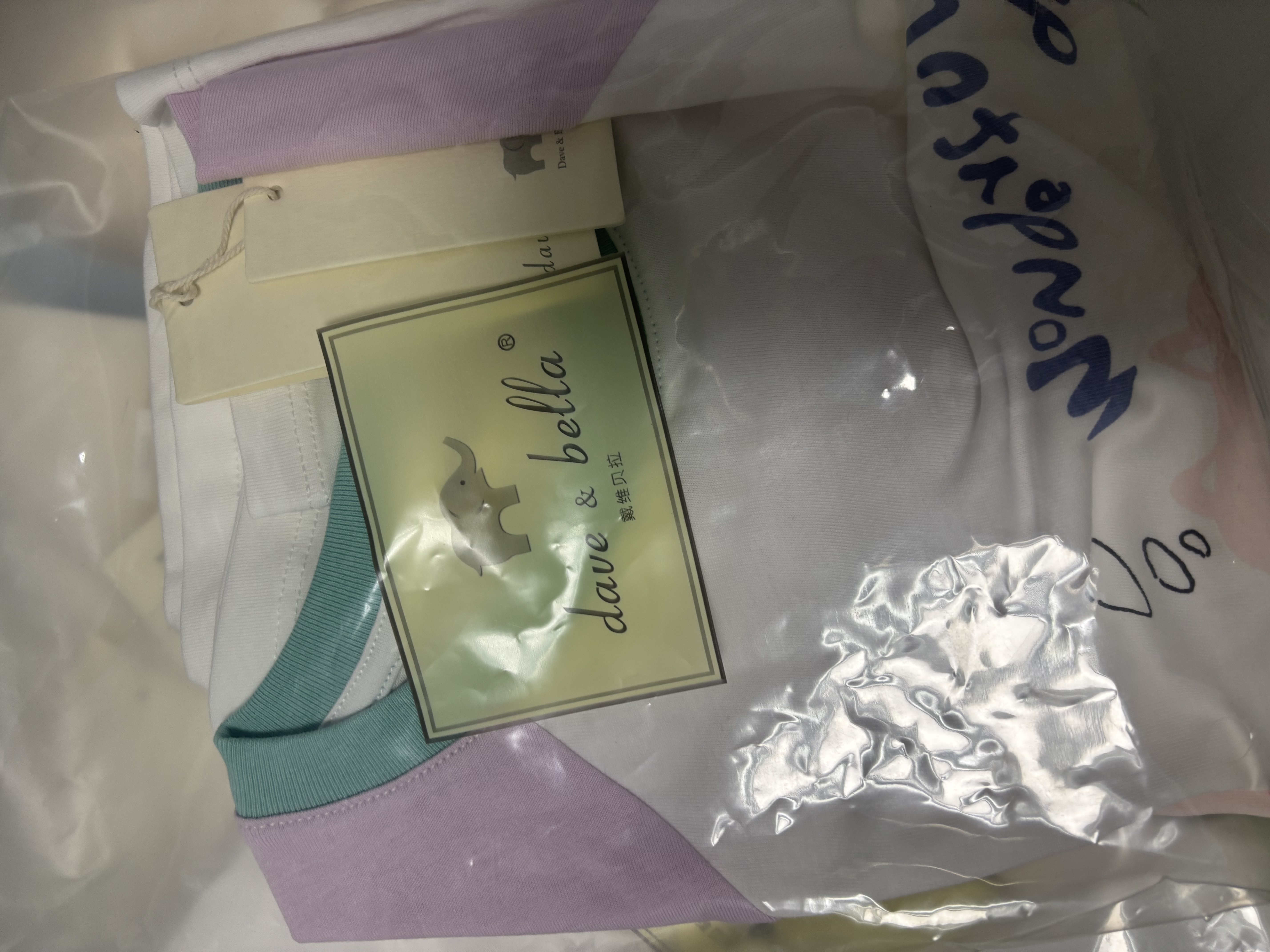 戴维贝拉（DAVE＆BELLA）夏季童装男童t恤儿童短袖女童上衣纯棉衣服宝宝体桖半袖夏装服装 猫咪印花【现货】 120 cm（建议身高110-120cm） 实拍图