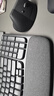 罗技（Logitech）Wave Combo 无线人体工学键鼠套装 垂直鼠标 无线蓝牙鼠标 办公键盘 无线键盘 蓝牙键盘 黑色 实拍图