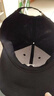 【热巴同款】加大棒球帽帽子男女大头围显脸小春夏字母百搭棒球帽 刺绣款-黑色 实拍图