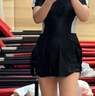 安踏（ANTA）小蛮腰泳衣女士连衣裙式成人保守泳装修身显瘦遮肉弹力温泉泳衣 L 实拍图