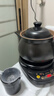 壶福（HF）煎药壶养生壶砂锅中药壶分体式中药锅煎药壶全自动电药壶熬药锅中药熬药电砂锅煲药壶电煎壶熬药罐 【健康内无釉】 4.5L 壶A+智能黑底座A 实拍图