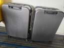 米熙拉杆箱子行李箱大容量托运箱包高颜值旅行箱密码箱男24英寸矿岩灰 实拍图