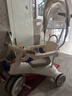 ANGI BABY儿童三轮车儿童脚踏车宝宝三轮车带刹车手推车轻便遛娃神器 【旗舰款】 卡其棕 六一儿童节礼物儿童三轮车手推车 实拍图