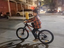 凤凰（Phoenix）儿童自行车山地车学生车脚踏车6-12-18岁童车 霸道 黑红色 24寸 实拍图