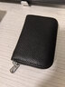 第九城(V.NINE)头层牛皮卡包男士多卡位卡套防盗刷商务名片夹防消磁驾驶证套零钱包送老公送男友生日礼物情人节新年礼物 黑色 实拍图