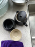 京东京造  旅行茶具 套装功夫茶具便携收纳黑陶浪韵山7件套 实拍图