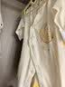 爱宝适婴儿连体衣a类纯棉春秋宝宝爬服外出服和尚服月亮熊73cmT214 实拍图