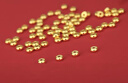 御邪足金999光面算盘珠隔断珠黄金垫片DIY手串手链金配饰 算盘珠:约0.15g（五颗） 实拍图