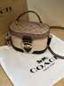 COACH蔻驰女包奢侈品大牌轻奢女士包包斜挎手提包盒子包 卡其色CBR31IMY7H 实拍图