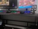 甄严选电脑桌台式电竞桌椅套装组合桌子办公家用桌学习桌书房书桌写字桌 【黑架+黑碳纤纹面】单桌160*70 实拍图