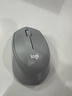 罗技（Logitech）M330 轻音鼠标 无线鼠标 办公鼠标 右手鼠标 带无线微型接收器 灰色 实拍图