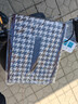 手提包千鸟格收纳箱硬板裤子折叠收纳盒牛仔裤毛衣收纳神器手提包 千鸟格【带底板】1个 实拍图