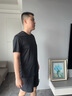 安踏（ANTA） 两件套 运动套装男夏季新款冰丝速干透气运动服父亲节爸爸套装 【店内爆款-清凉冰丝】黑T+梭织五分裤 XL/180 实拍图