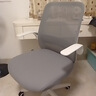 得力（deli）KF256可翻折扶手电脑椅 居家办公椅 学习椅 人体工学透气网布 白 实拍图