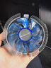 大水牛（BUBALUS）Q6 CPU散热器（支持Intel/1150/1156/AMD/AM3/多平台/9CM蓝光风扇/附带硅脂/台式电脑风冷散热器） 实拍图