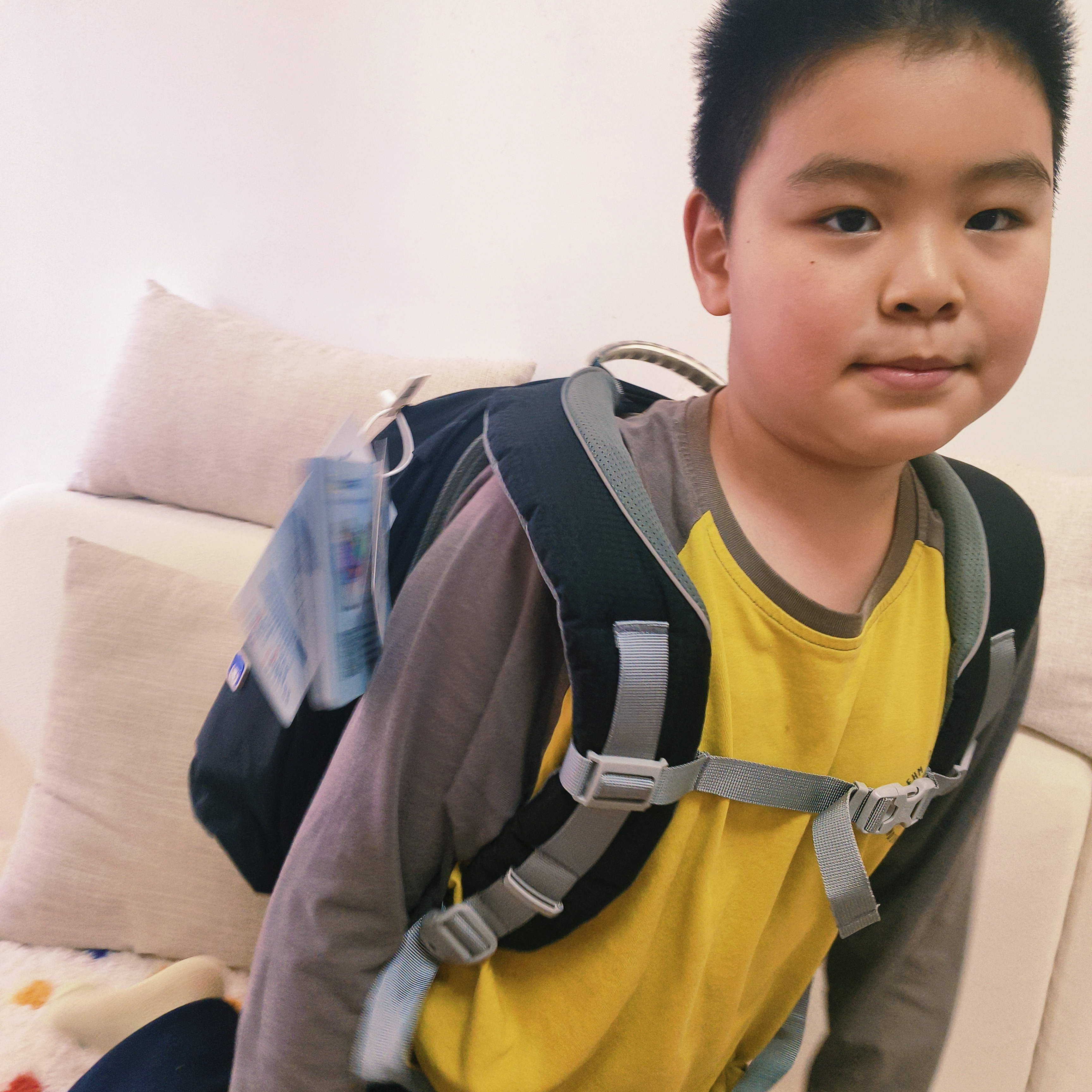 letopo乐同书包 6年级初中高中大学生成人书包护脊书包减压牛顿大童青黑 实拍图