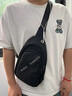回力（Warrior）斜挎包男单肩包胸包斜挎包男学生胸前包帆布牌小包户外运动挎包 实拍图