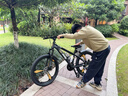 JEEP吉普山地车自行车学生成人减震碟刹通勤变速越野青少年巡航者C800 巡航者-一体轮-骑士黑 24寸(建议身高140-155cm) 27速顶配版 实拍图