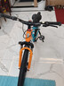 凤凰山地自行车男女变速山地车碟刹青少年儿童自行车学生单车 星际 橙蓝【单速+辐条轮】 22寸【适合130-170cm】 实拍图